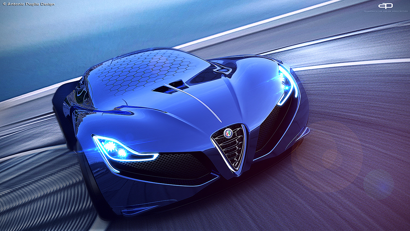 grace，power，alfa，alpha，Concept sports car，